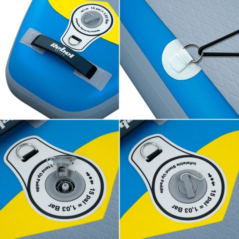 Deska SUP REBEL ACTIVE RBA4500 - niebieska