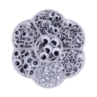 DA502 Samoprzylepne ruchome oczka 500szt