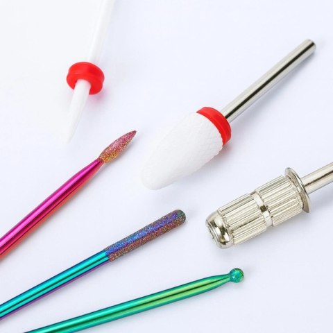 DA586 Zestaw frezów do manicure 12 elementów