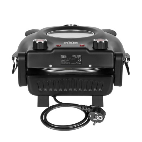 Piec do pizzy TEESA SUPREME, 1200 W, 32 cm , okienko , wyjmowany kamień