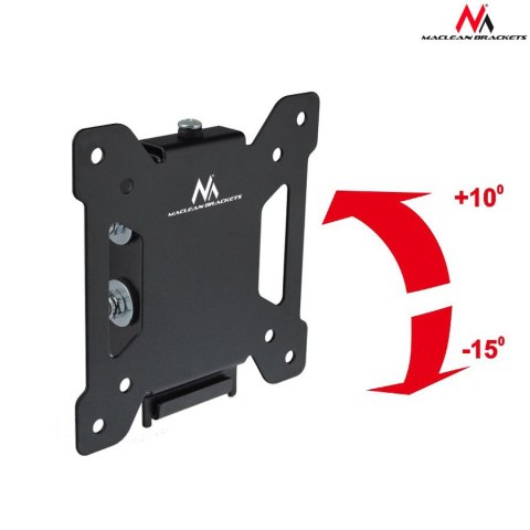 Uchwyt / wieszak do TV Maclean, max VESA 100x100, 13-27", 20kg, czarny, MC-596