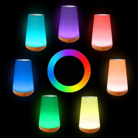 ZD179 Nocna lampka dotykowa led + pliot