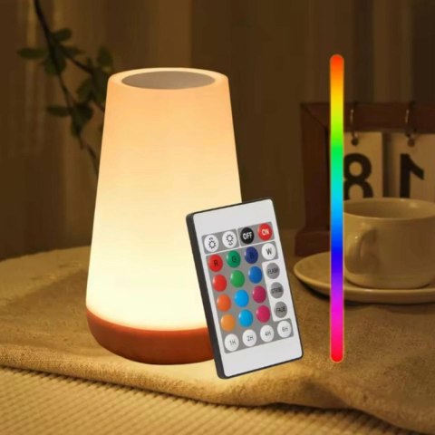 ZD179 Nocna lampka dotykowa led + pliot