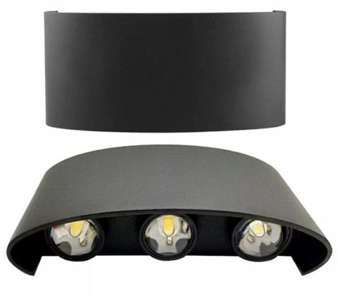 ZD90A Lampa ścienna kinkiet góra-dół plastikowa