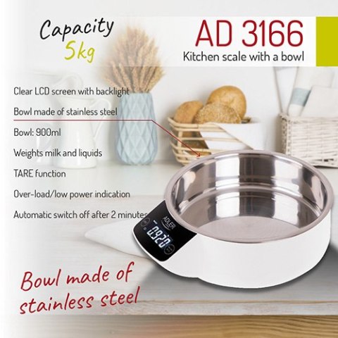 AD 3166 Waga kuchenna z misą