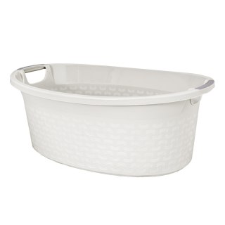 Miska owalna Cotton 60l. biel antyczna - 1460