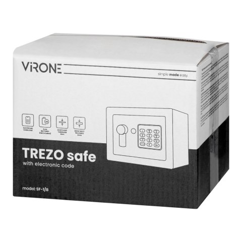 Sejf z kodem elektronicznym TREZO, mały