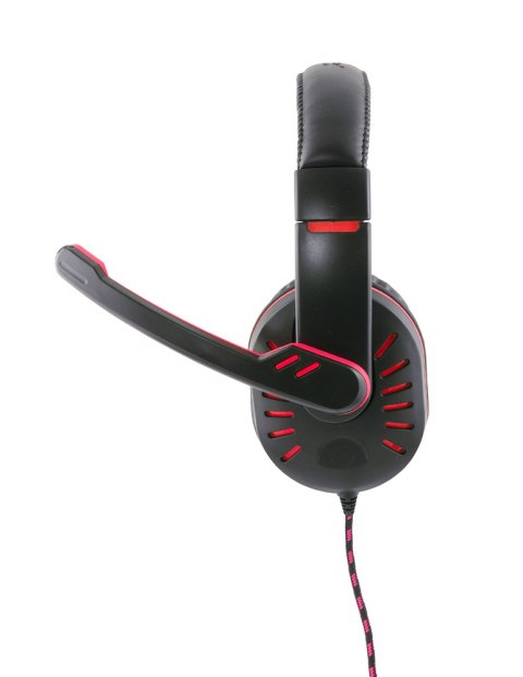 EGH330R Esperanza słuchawki z mikrofonem gaming crow czerwone