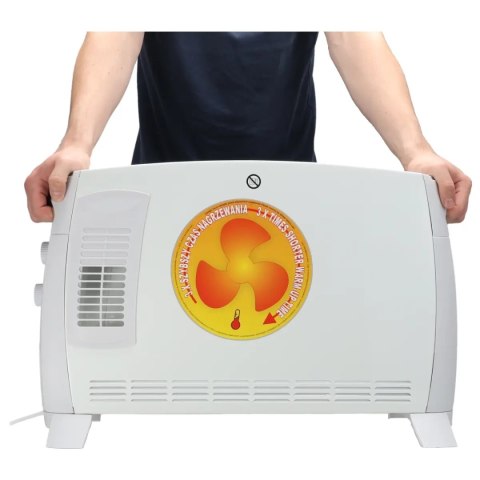 Grzejnik konwektorowy 2000w super turbo