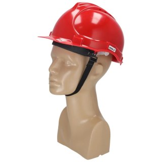 Kask ochronny, czerwony