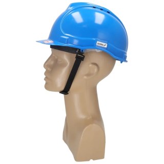 Kask ochronny, niebieski