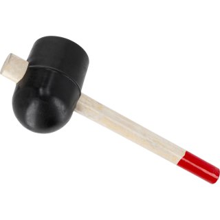 Młotek gumowy 1115g, fi=90mm, rękojeść drewniana