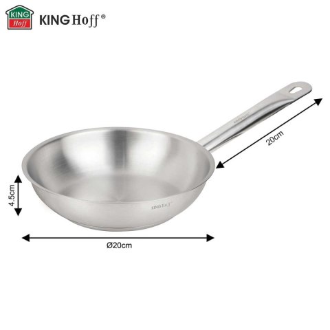 PATELNIA ZE STALI NIERDZEWNEJ 21CT 20cm KINGHOFF KH-2018