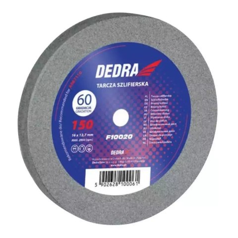 Tarcza szlifierska 150x16x12.7mm, gradacja 60