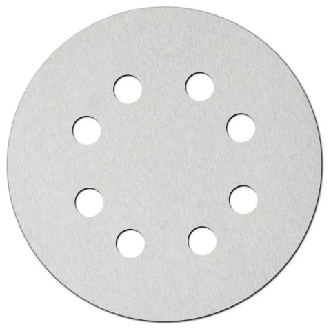 Tarczki ścierne białe 180mm, gradacja 120, rzep, kpl 5szt