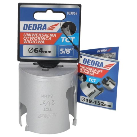 Otwornica uniwersalna tct 64mm 5/8''