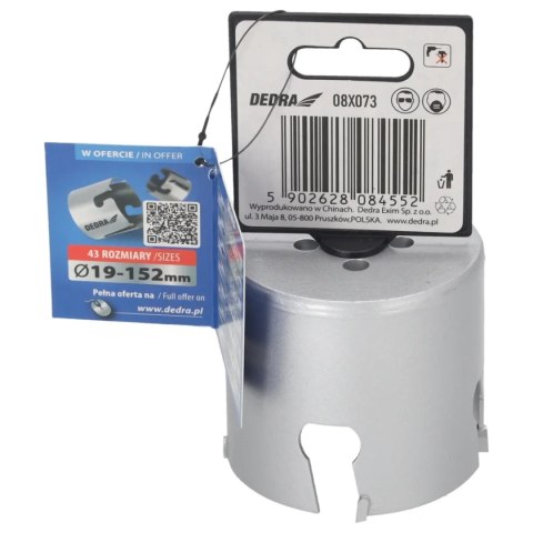 Otwornica uniwersalna tct 73mm 5/8''