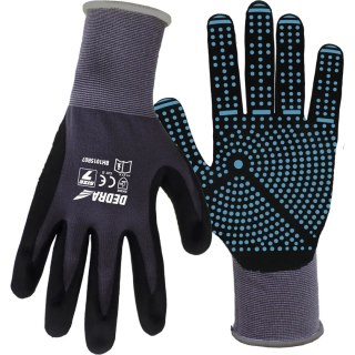 Rękawice ochronne nakrapiane nitril flex premium rozm.9