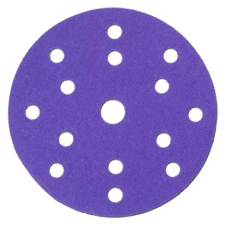 Tarczki ścierne ceramiczne 150mm, #150, rzep, kpl 5szt