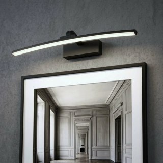 ZD198 Lampka ścienna łuk 40cm biała neutralna czarna