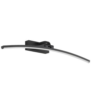 ZD198A Lampka ścienna łuk 60cm biała zimny czarna