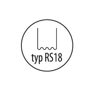 Zszywki do plastiku rs18
