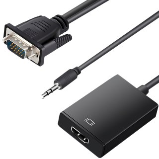 Adapter sygnału vga+audio na hdmi