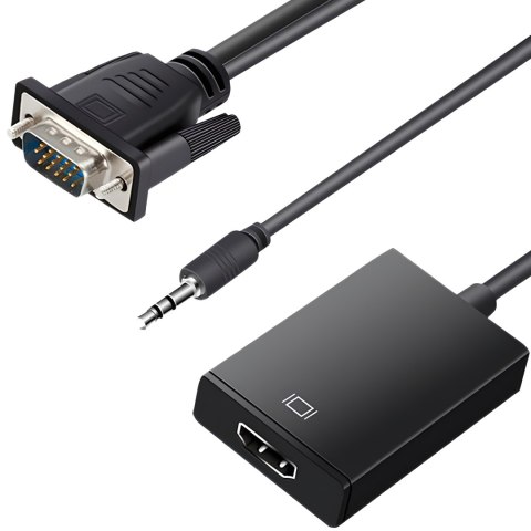 Adapter sygnału vga+audio na hdmi