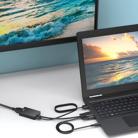 Adapter sygnału vga+audio na hdmi