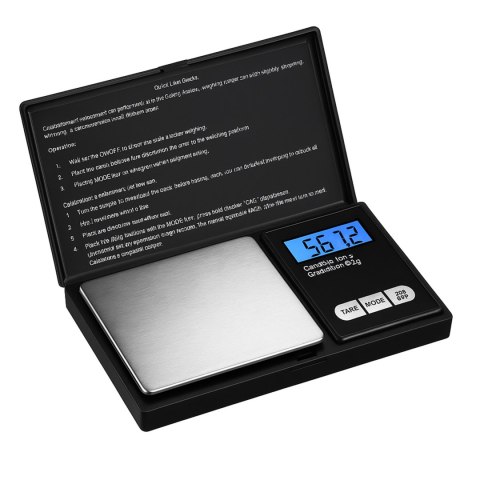 Dokładna precyzyjna waga jubilerska elektroniczna 0,01- 200g wagi lcd -e055