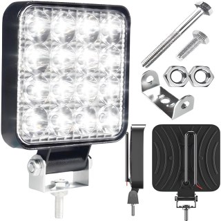 Lampa robocza halogen led 48w szperacz naświetlacz wodoodporna 16 diod