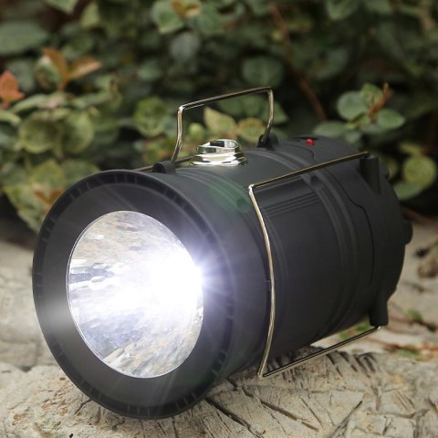 Lampa turystyczna akumulator kempingowa solar led -e613