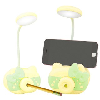 Lampka biurkowa na biurko lampa led z temperówką - wysyłamy żółtą e320-2
