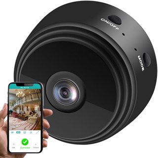 Mini kamera szpiegowska full hd ir detekcja wifi