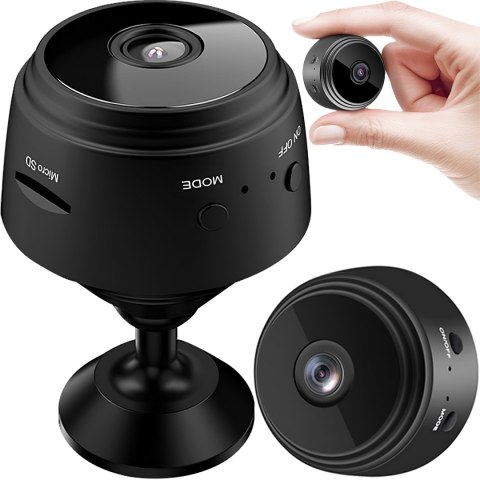 Mini kamera szpiegowska full hd ir detekcja wifi