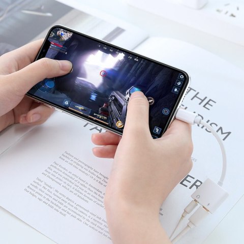 Przejściówka lightning jack iphone 7 8 x adapter -e405