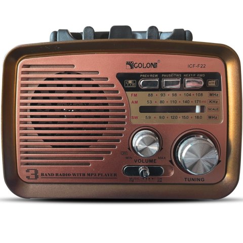 Radio kuchenne fm am budowalne przenośne na baterie bluetooth micro sd usb