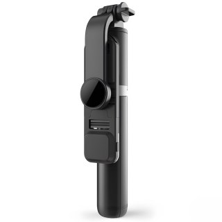 Selfie stick statyw kijek do telefonu z pilotem + lampa led bluetooth tripod - er994