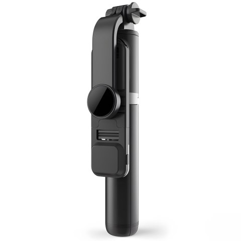 Selfie stick statyw kijek do telefonu z pilotem + lampa led bluetooth tripod - er994