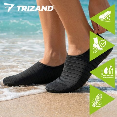 Buty do wody czarne- rozmiar 39 Trizand