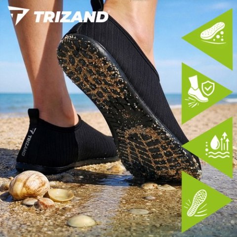 Buty do wody czarne- rozmiar 44 Trizand