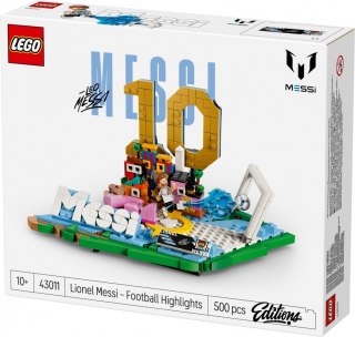 Klocki editions 43011 lionel messi - piłkarskie momenty