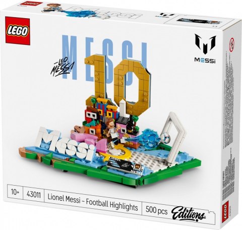 Klocki editions 43011 lionel messi - piłkarskie momenty