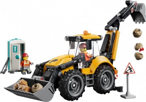 Klocki city 60480 Żółta koparko-ładowarka