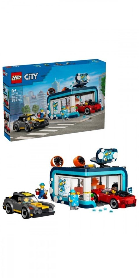 Klocki city 60497 automatyczna myjnia samochodowa