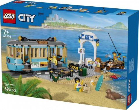 Klocki city 60506 tramwaj przy plaży