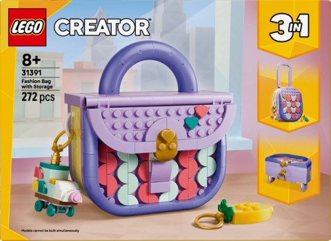 Klocki creator 31391 modna torebka ze schowkiem