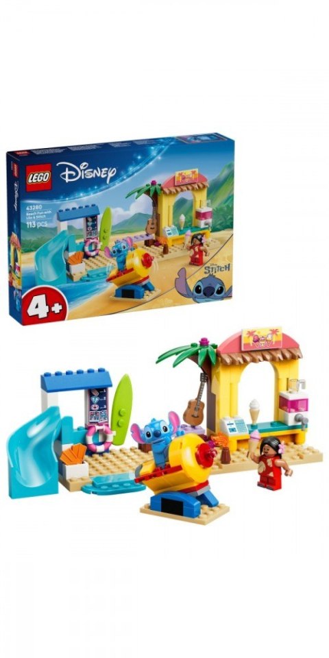 Klocki disney 43280 zabawa na plaży z lilo i stitchem