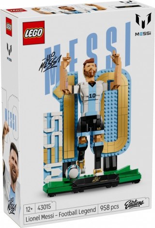 Klocki editions 43015 lionel messi - piłkarska legenda