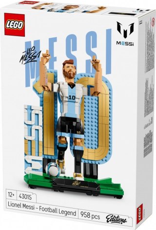 Klocki editions 43015 lionel messi - piłkarska legenda